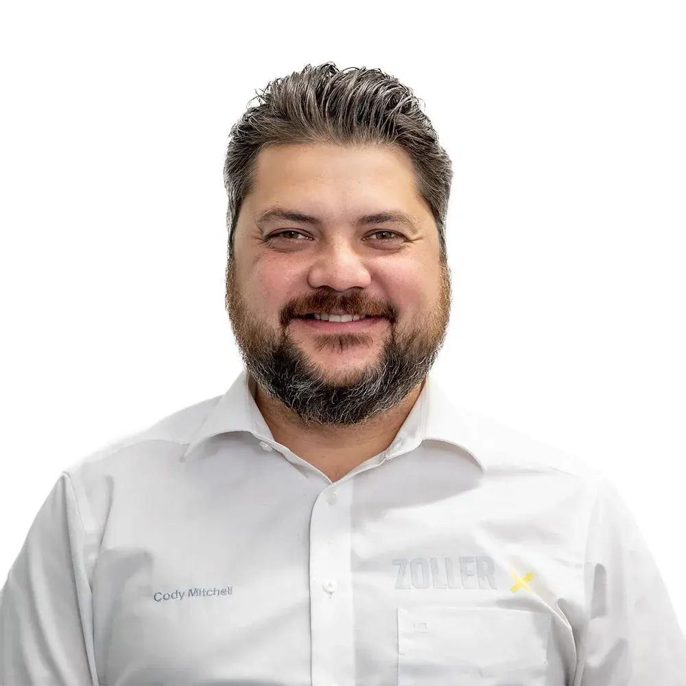 Cody Mitchell Regional Sales Manager – ZOLLER Inc.
