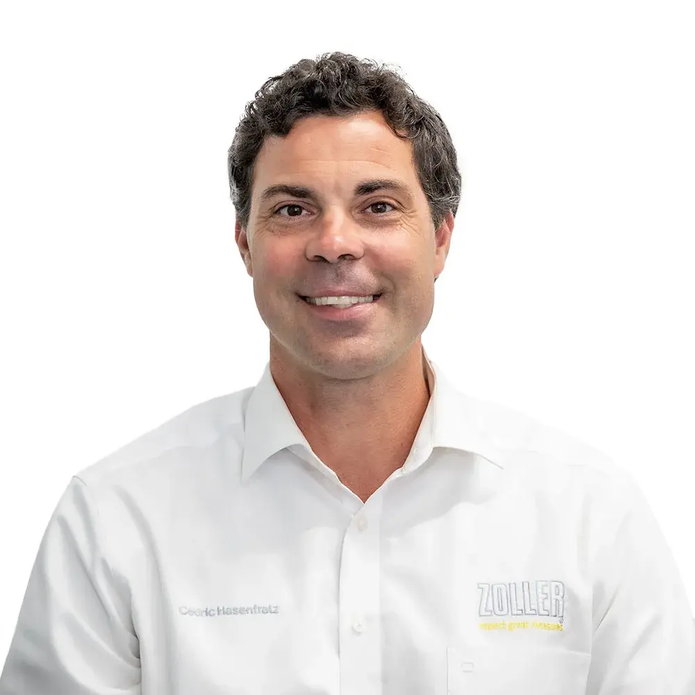 Cedric Hasenfratz North America Sales & Partnership Manager for TMS – ZOLLER Inc.